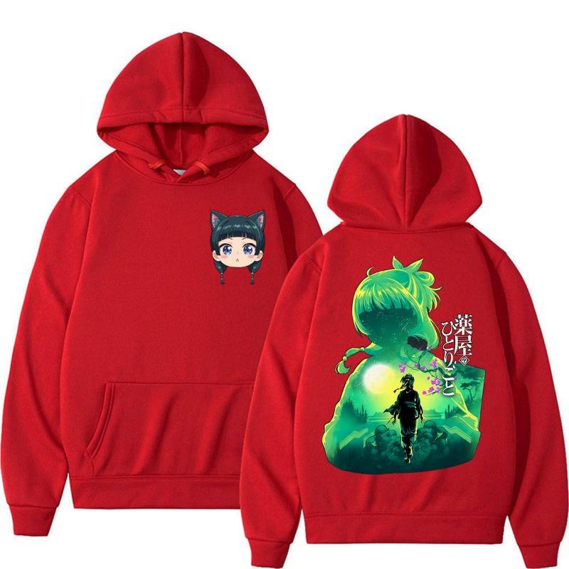 Japan Anime Maomao The Apothecary Diaries Hoodies Men Women Fashion Vintage Manga Long Sleeve Autumn Winter Oversized Pullover