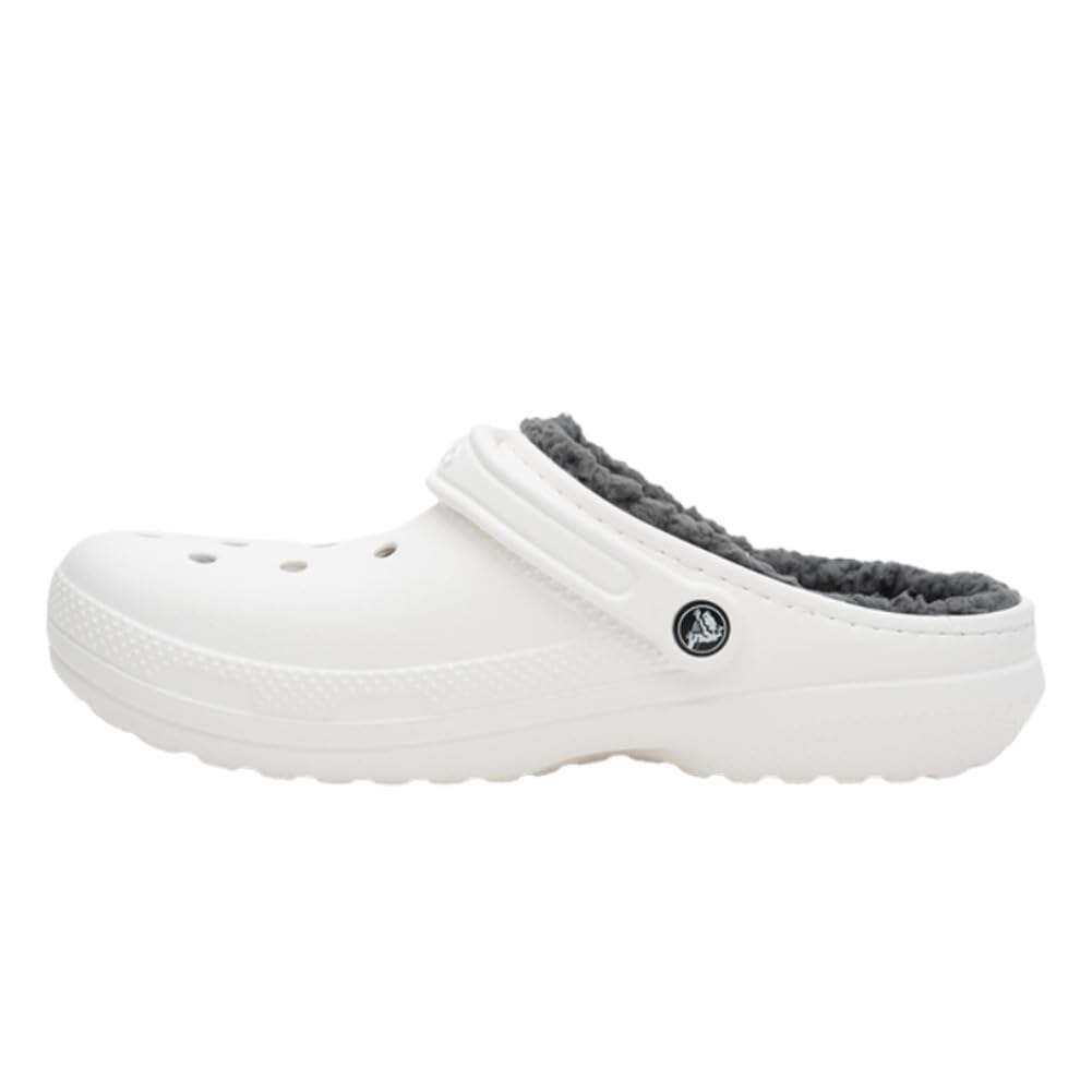 

Crocs Classic Lined Clog Sandals (203591-10M) (White/Size 23.0/Men s) [Parallel Import]