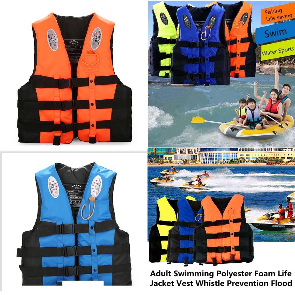 Premium Adult Life Jacket Comfortable And Durable Oxford Cloth For Swimming And Fishing Activities