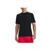 Under Armour Velocity Training Sportovní Tričko Pánské Vrcholy Černá 1327965-001