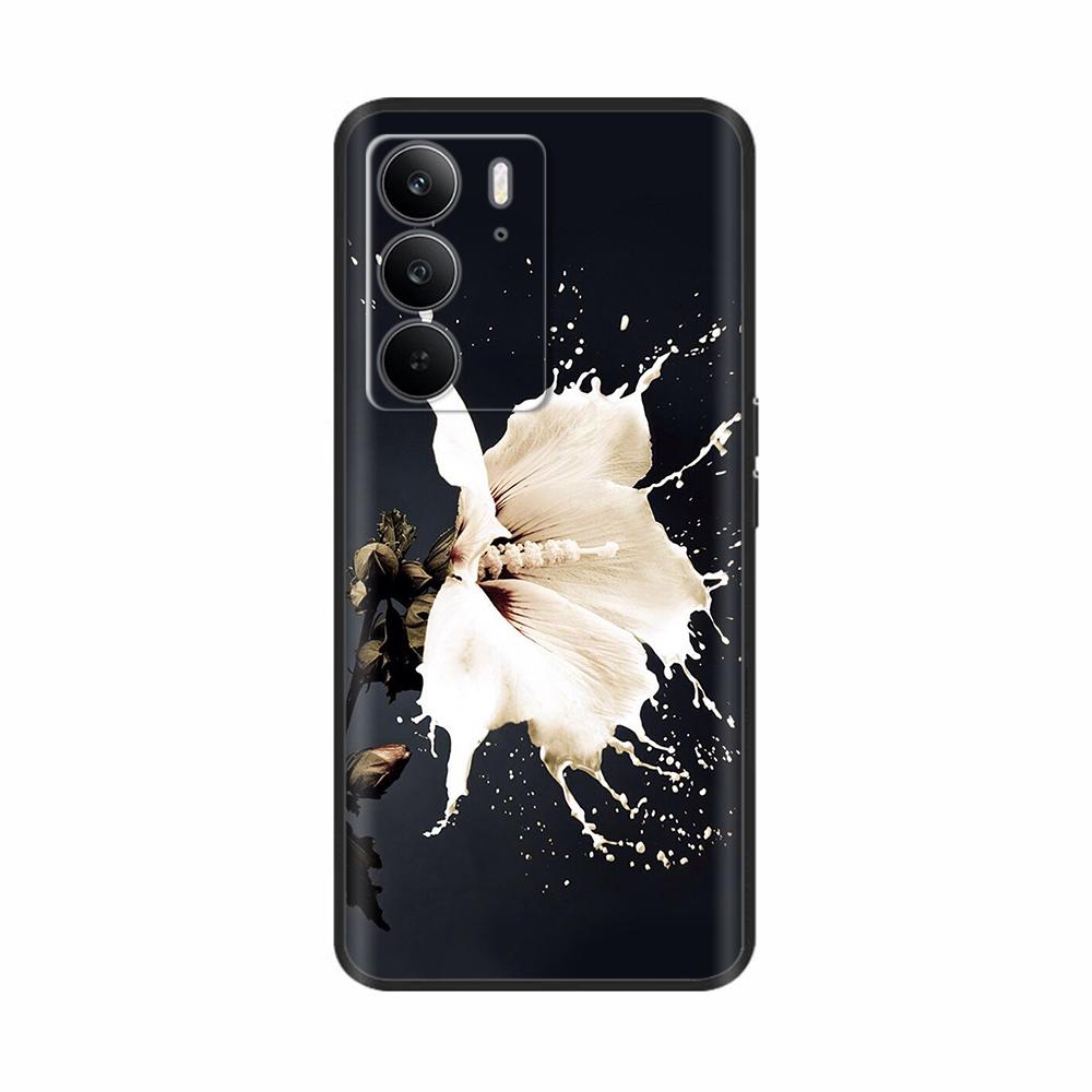 For OPPO Realme 14X Case Lovely Cartoon Butterfly Phone Case Soft Cover For Realme 14X 5G Case RMX5020 Silicone Shockproof Coque