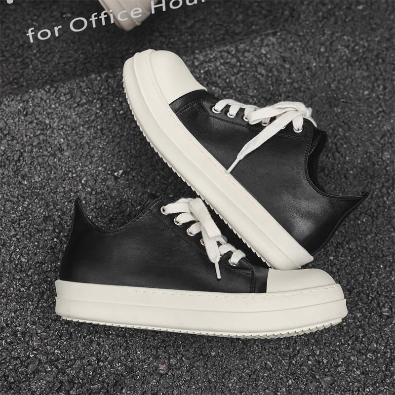 New Trendy All-match Men's Vulcanize Shoes Leisure Walk Casual Shoes Versatile Low-top Male Skateboard Footwear Simple Sneakers