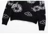 Autumn 2025 Women's Fashion Animal Jacquard Knit Cardigan, European & American Style.