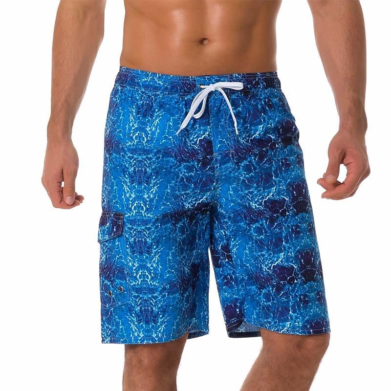

Men s Swim Trunks Swim Shorts Board Shorts Summer Shorts Bermuda shorts Drawstring with Mesh lining Elastic Waist 3D Print Ocean 6XL