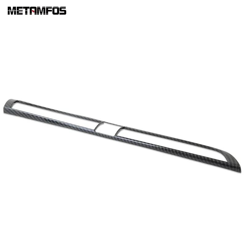 For Toyota Camry 2018   Carbon Fiber Center Console Air Condition Vent Outlet Cover Molding Trim Interior Accessories