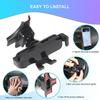Für Chevrolet Corvette C6 2005-2013 ABS Mittelkonsolen-Luftauslass Handyhalter GPS Kabellose Lade-Navigationshalterung