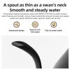 Gooseneck Electric Kettle 0.9L Temperature Control Stainless Steel Inner Quick Heating 1200W Electric Kettles Anti-dryProtection