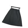 Max Daex Woolen Midi Skirt – Hidden Meat Bud Design for Simple Commuting, Ideal for Autumn/Winter.