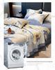 Printed Tencel Summer Quilt 4-Piece Set - Cooling Ice Silk for Naked Sleep, Smooth Gift Quilt
