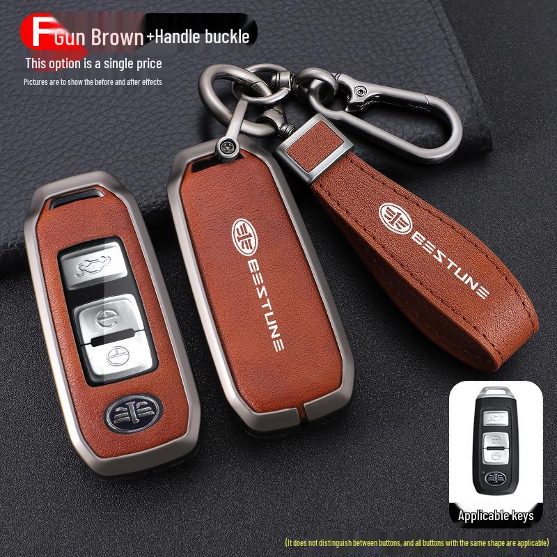 FAW Senya R9 & Junpai D80 Car Key Protective Cover with Metal Buckle