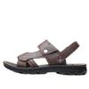 Sandals Men's 2025 New Leather Thick-soled Beach Summer Outer Wear Dad Non-slip and Wear-resistant Sandals