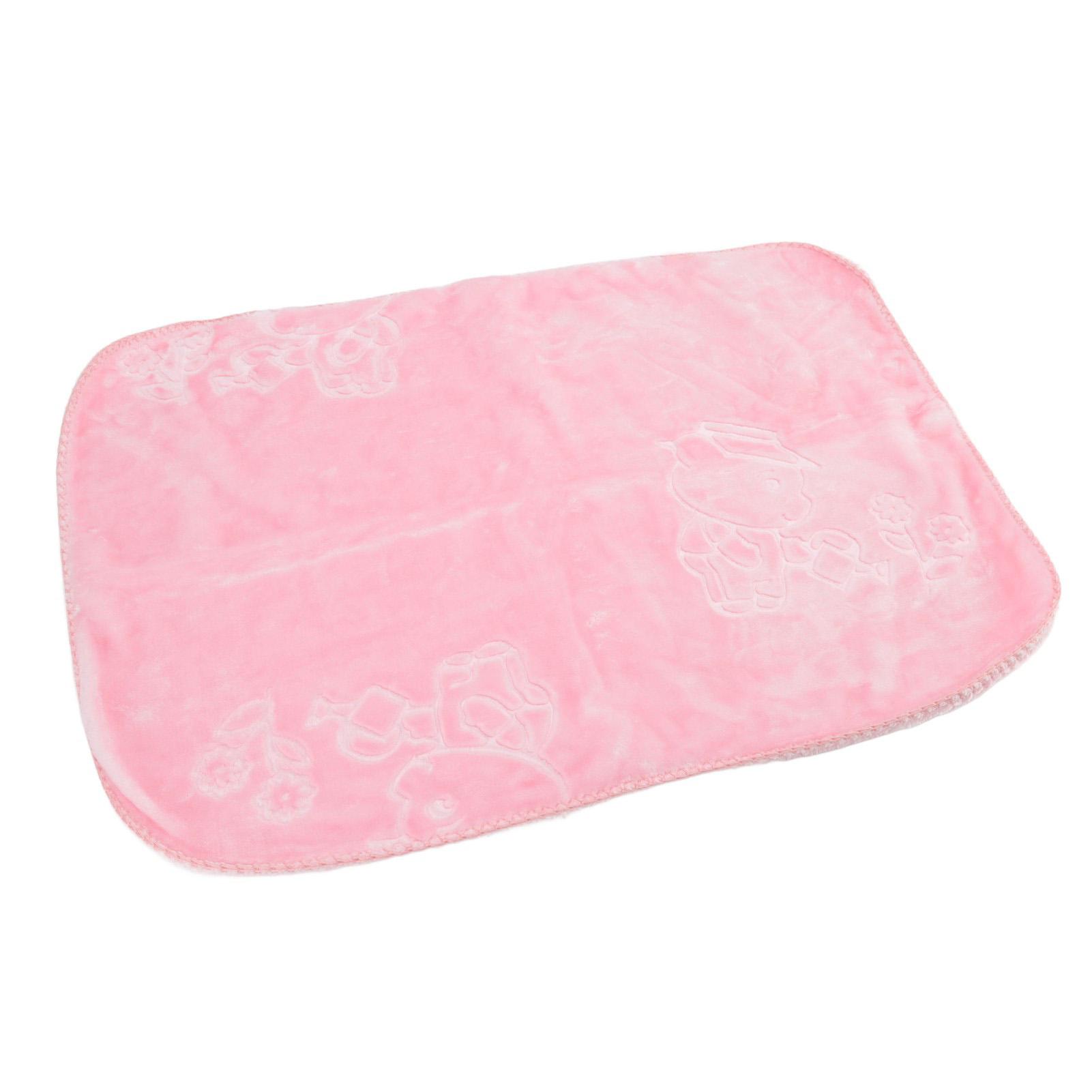 Cat Blanket Multipurpose 4 Season Double Sided Plush Cat Bed Pad for Cats Kitten S Sakura Pink (Double Sided Plush) S