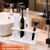 4 Slots Electric Toothbrush Holder Multifunctional Toothpaste Storage Rack  Desktop