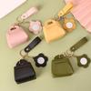 Taschenschlüsselanhänger PU-Leder-Schlüsselanhänger Kleine Aufbewahrungstasche Leder-Taschenanhänger Schlüsselanhänger Leder-Schlüsselanhänger