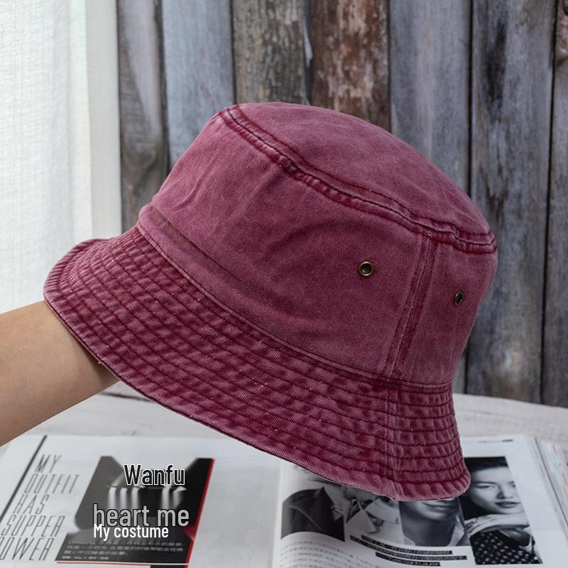 Unisex Washed Bucket Hat - Universal Outdoor Sun Protection for All Seasons