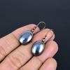 Shungite Earrings Gemstone Jewelry, Copper Electroformed Handmade Earrings, Latest Design Jewelry