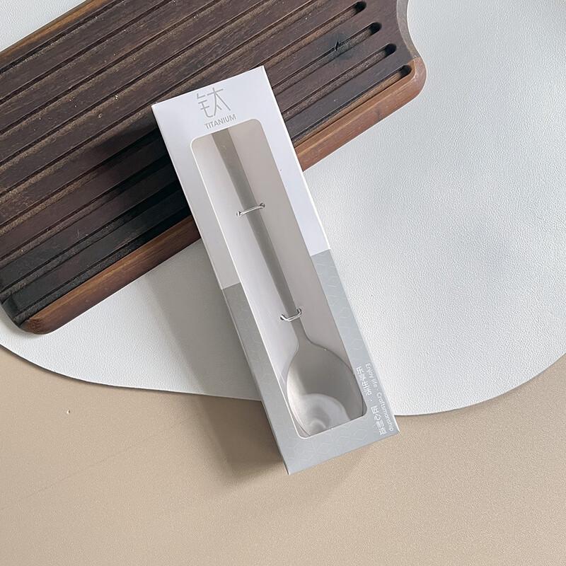 Титановая походная ложка Wutuo с длинной ручкой