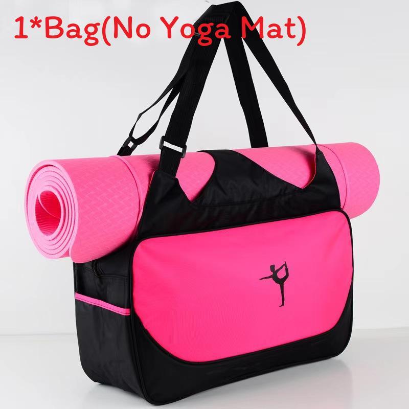 Yoga Bag With Large Capacity Waterresistant Oxford Material For Fitness And Outdoor Activities