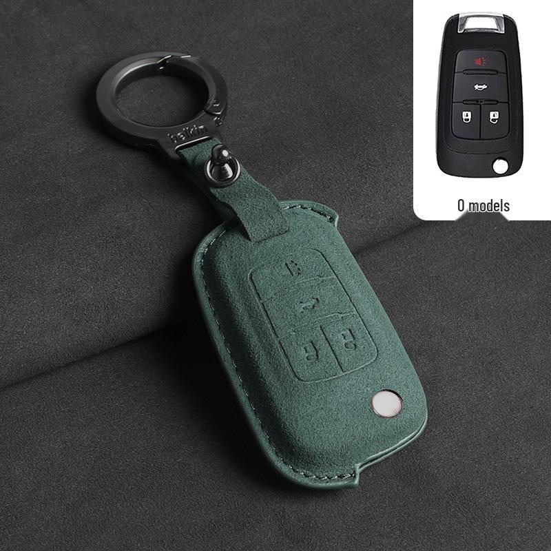 Chevrolet Key Cover: 3D Suede Protection for Cavalier, Malibu, Cruze, Trax, Monza, Sail