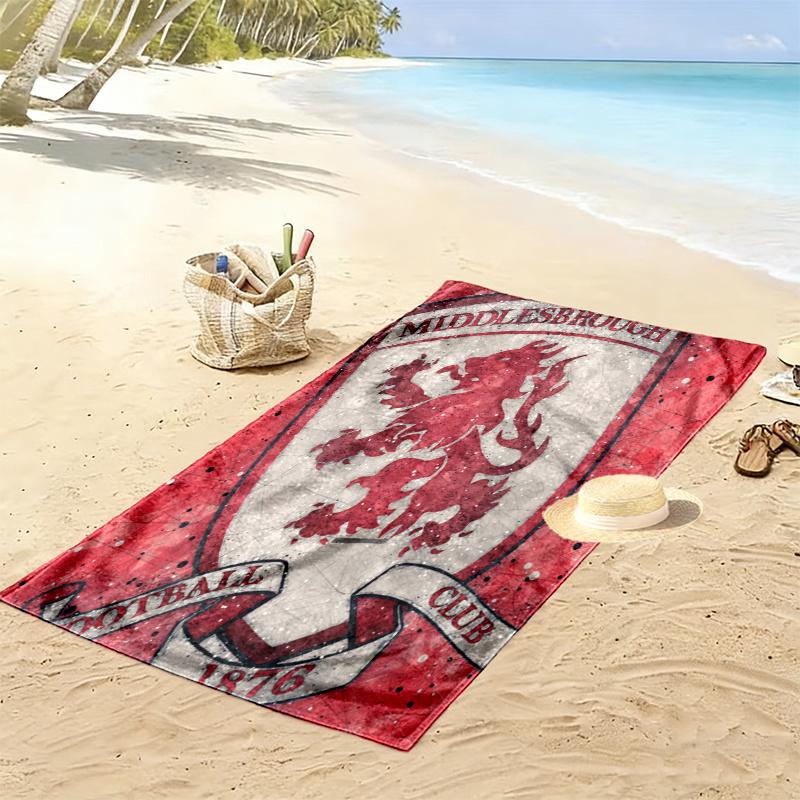 Middlesbrough Towel, Large Soft Quick Dry Towel for Beach Camping Swimming