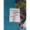 Used Made In Italy Cotton Silk Chiffon Scarf Blue