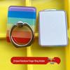 Trendy Rotating Acrylic Phone Ring Holder Stand - Colorful, Lazy Design for Men & Women