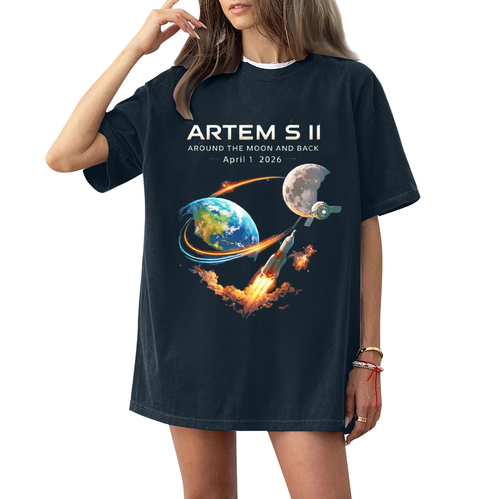 

Women s Casual Short Sleeve T-Shirt Round Neck Graphic Print Loose Fit Comfortable Top Suitable for Daily Wear and Outdoor Activities S тёмно-синий