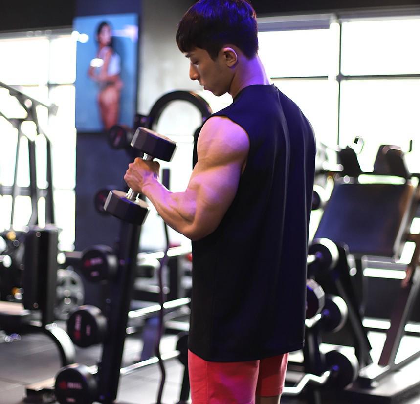 2024 Men's Korean Style Sleeveless Fitness Tank Top - Loose, Breathable Training Vest