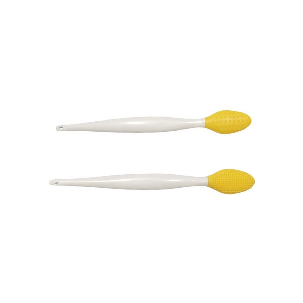 1Pc Wash Face Brush Remove Blackheads Brush Silicone Two-sided Nose Brush Exfoliating Clean Brush Tool
