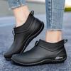 Leisure Thick Soled Waterproof Outdoor Wear-resistant Women's Short Tube Water Shoes Daily Casual Rain Boots  New