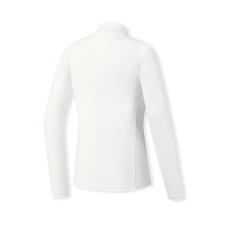 FILA Golf Series Simple Classic Sports Training Golf Versatile Comfortable Long Sleeve T-Shirt Women tops Jade-White A11W625202FWT