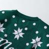 Men's And Women's Casual Christmas Printed Knitted Sweater, Loose Pullover Round Neck Warm Sweater