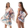 Microfiber Collapsible Sand Towel With Storage Bag For Beach Use