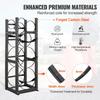 Refrigerant Tank Rack, with 2 x 30lbs and Other 3 Small Bottle Tanks, Cylinder Tank Rack 12.79x12.99x47.12 in, Refrigerant Cylinder Rack and Holders