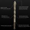 Serrated Tile Drill Bit Four-Edged Hexagonal Shank Drill Bit Drilling Tool for Glass Ceramic Concrete Brick