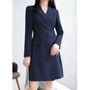 Elegant Women's Long Sleeve Suit Dress