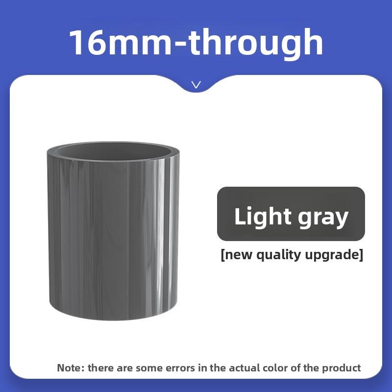 white PVC Pipe Connector 20/25/32/40/50mm Garden Irrigation Aquarium Water Pipe Fittings Fish Tank Adapter Direct tube Joints