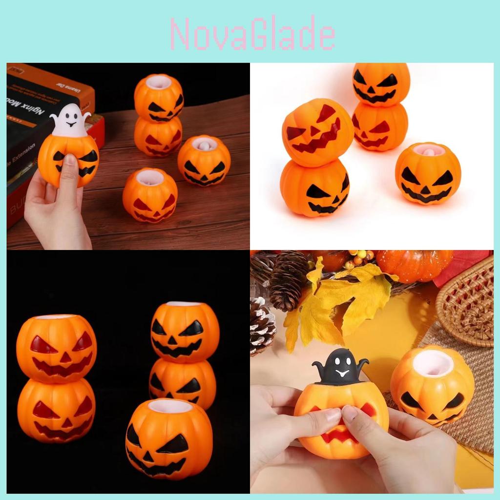 New Halloween Pumpkin Squeeze Toy Unique And Fun Novelty Toy For Night Markets