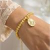 Rosary Bracelet for Women Catholic Saint Virgin Mary Medal Jewelry Waterproof Hypoallergenic Religious Baptism Gift