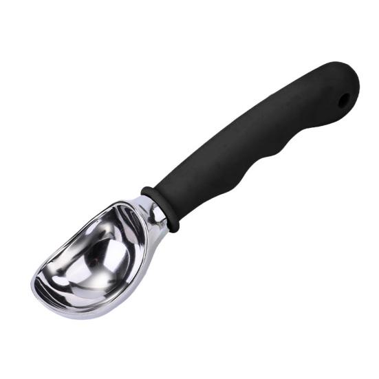 Ice Cream Spoon 304 Stainless Steel Non-Slip Ergonomic Handle Baking Desserts Spoon Reliable Dessert Serving Tool