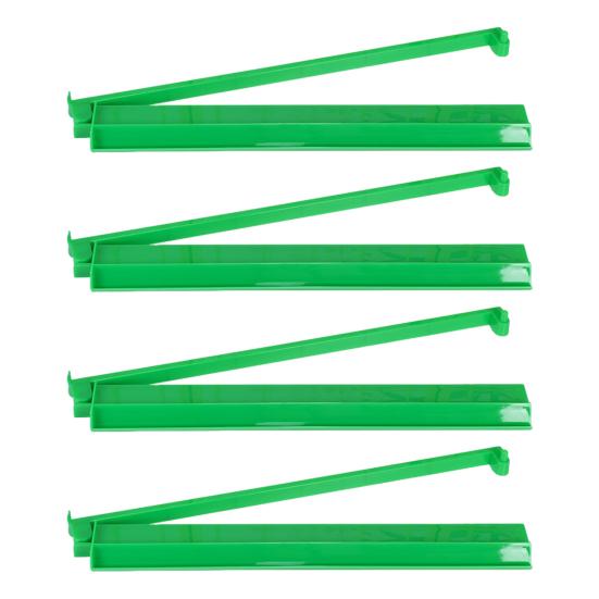 

4 шт. Подставка для маджонга с пушером Сверхпрочная Портативная Многофункциональная Подставка для плиток Американского маджонга Толкатель Линейка для пуша Аксессуары для маджонга зелёный