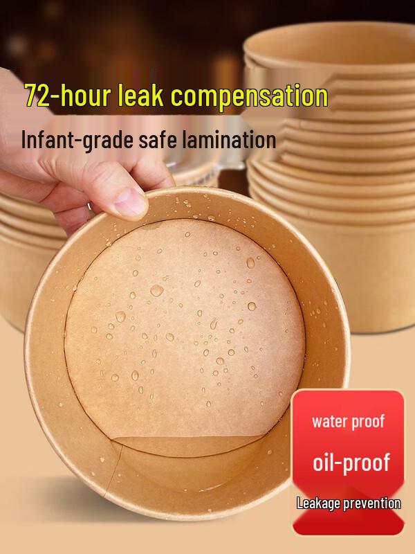 Takeaway-matcylinder i kraftpapper