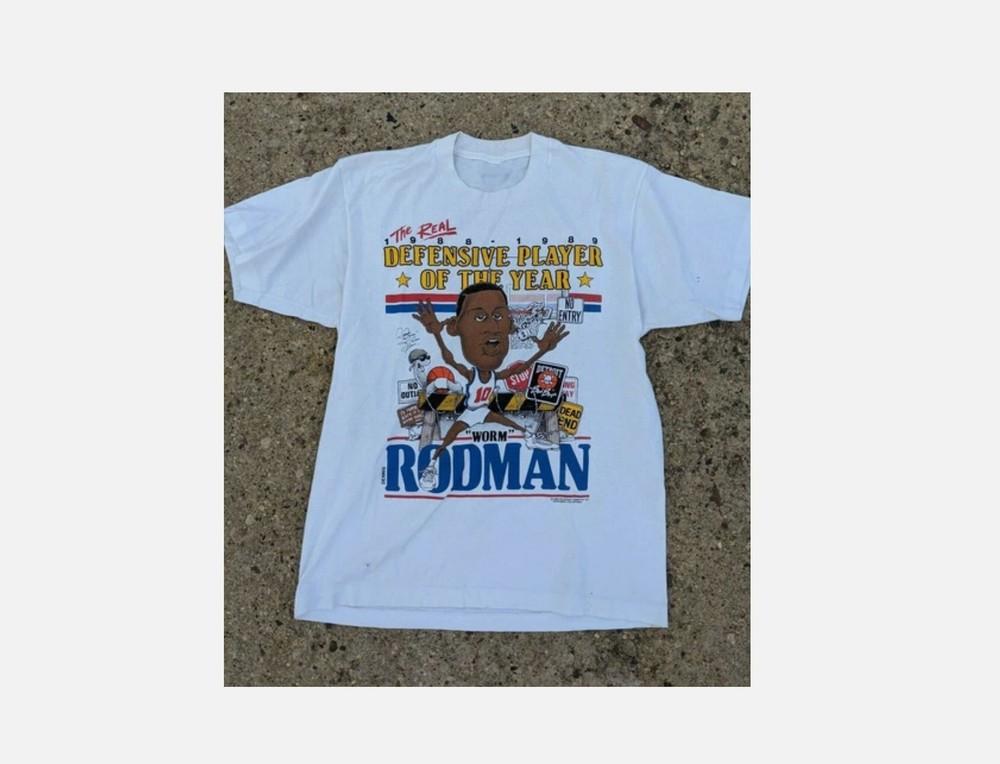 

Dennis Rodman Caricature Shirt 1989 Vintage Bad Boy Unisex T-Shirt S
