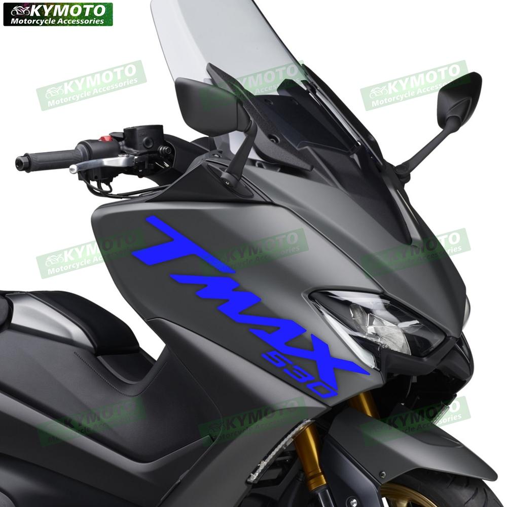 Per TMAX530 TMAX 530 accessori moto carrozzeria da corsa adesivi decorazione auto serbatoio carburante logo motore carena adesivi casco