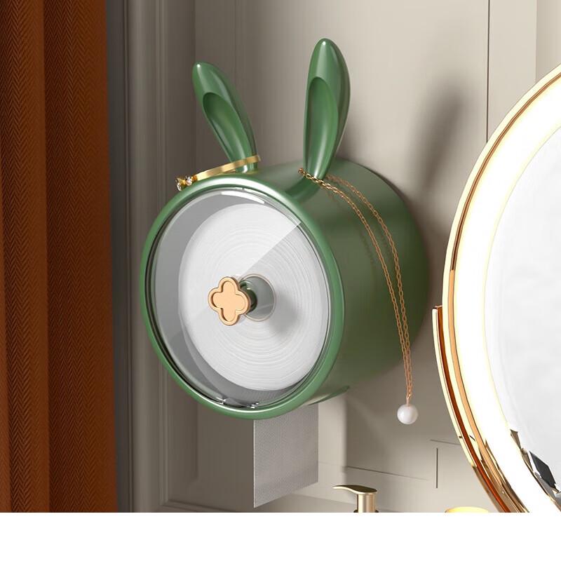 Punch-Free Cartoon Bathroom Tissue & Facial Towel Dispenser