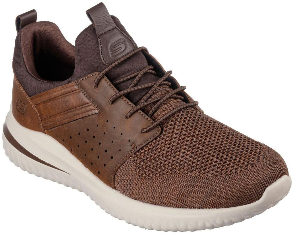 Кроссовки Skechers Relaxed Fit: Краудер - Колтон темно-коричневый