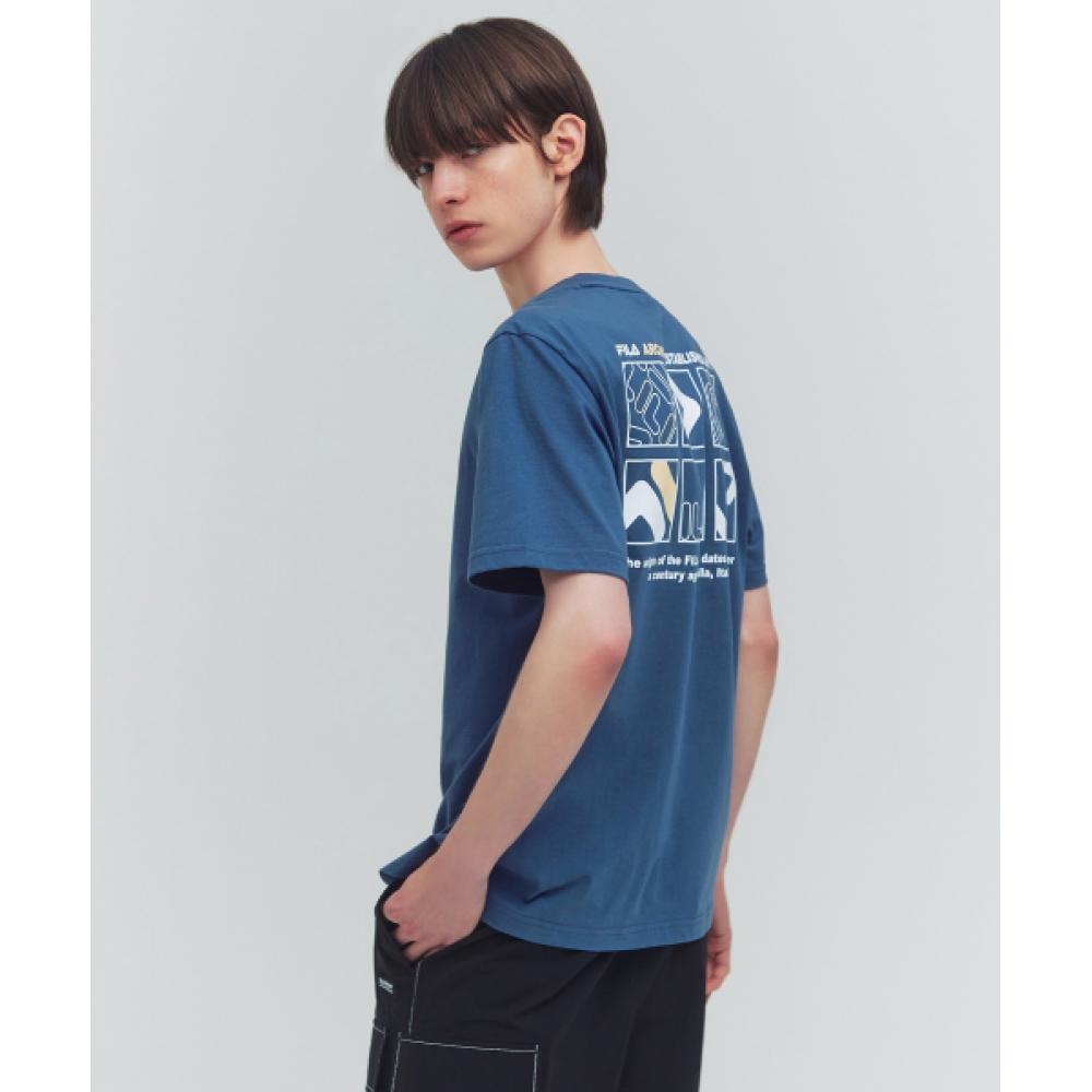 

Футболка FILA из смеси хлопка F BOX с короткими рукавами FS2RSG2103XIDB