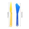 5Pcs Car Window Tint Tools Plastic Wrap Shank Gasket Squeegee Long Handle Micro Squeegee Car Tinting Wrap Tool Corner Scraper
