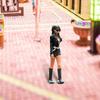 1/64 Miniature Female Figure Mini Scene Prop Tiny Micro Landscape Decoration Photography