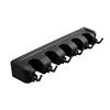 A20F-Mop And Broom Holder Wall Mount Heavy Duty Broom Holder Holder Home Garden Garage And Storage Room Tool Organizer Black